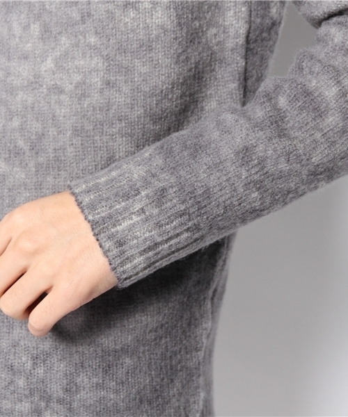 NANO universe（ナノユニバース）の「スモーキーニットプルオーバー（ニット/セーター・メンズ・レッド/グレー/ブラック・SMALL/MEDIUM/LARGE/X-LARGE）」の7枚目の写真