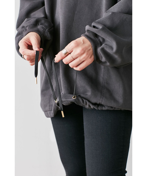 MEDE19F(メデジュウキュウ)の「MEDE19F オーバーサイズスウェット(スウェット・レディース・ラベンダー/チャコール・MEDIUM/LARGE/X-LARGE)」の9枚目の写真