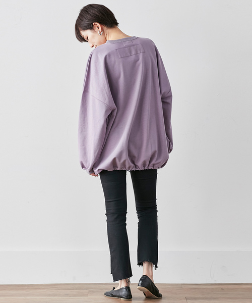 MEDE19F(メデジュウキュウ)の「MEDE19F オーバーサイズスウェット(スウェット・レディース・ラベンダー/チャコール・MEDIUM/LARGE/X-LARGE)」の14枚目の写真