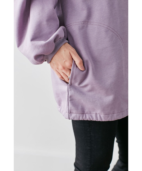 MEDE19F(メデジュウキュウ)の「MEDE19F オーバーサイズスウェット(スウェット・レディース・ラベンダー/チャコール・MEDIUM/LARGE/X-LARGE)」の17枚目の写真