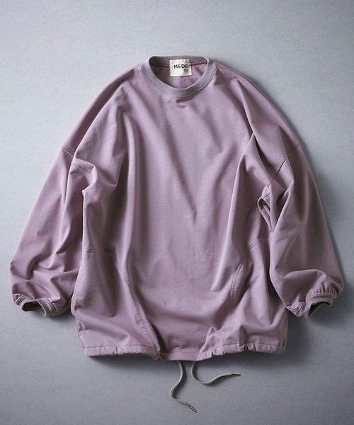 MEDE19F(メデジュウキュウ)の「MEDE19F オーバーサイズスウェット(スウェット・レディース・ラベンダー/チャコール・MEDIUM/LARGE/X-LARGE)」の20枚目の写真