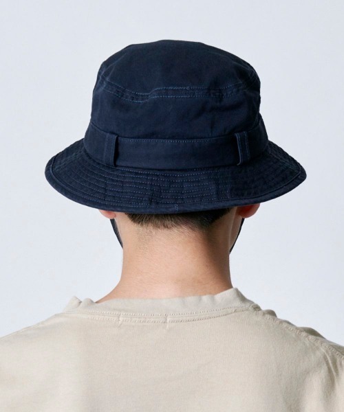 Lee（リー）の「【Lee】 BUCKET HAT COTTON TWILL/【リー】（ハット・メンズ・ブラック/ベージュ/ネイビー・57cm/58.5cm）」の10枚目の写真