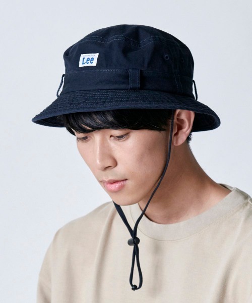 Lee（リー）の「【Lee】 BUCKET HAT COTTON TWILL/【リー】（ハット・メンズ・ブラック/ベージュ/ネイビー・57cm/58.5cm）」の12枚目の写真