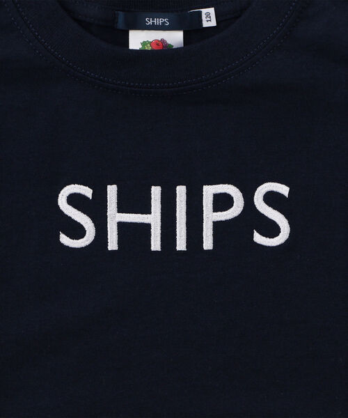 SHIPS(シップス)の「FRUIT OF THE LOOM:<ファミリーおそろい>【SHIPS別注】ロゴ T(90~145cm)(Tシャツ/カットソー・キッズ・オフホワイト/ピンク/ブルー/ネイビー/ホワイト・90/100/110/120/130/S/145)」の18枚目の写真