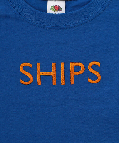 SHIPS(シップス)の「FRUIT OF THE LOOM:<ファミリーおそろい>【SHIPS別注】ロゴ T(90~145cm)(Tシャツ/カットソー・キッズ・オフホワイト/ピンク/ブルー/ネイビー/ホワイト・90/100/110/120/130/S/145)」の11枚目の写真