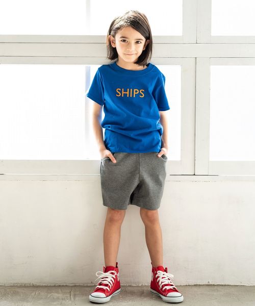 SHIPS(シップス)の「FRUIT OF THE LOOM:<ファミリーおそろい>【SHIPS別注】ロゴ T(90~145cm)(Tシャツ/カットソー・キッズ・オフホワイト/ピンク/ブルー/ネイビー/ホワイト・90/100/110/120/130/S/145)」の7枚目の写真