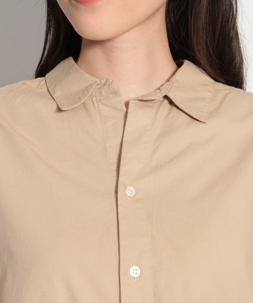 niko and...（ニコアンド）の「バックシャンスキッパーシャツ（シャツ/ブラウス・レディース・ベージュ/チャコール/カーキ・MEDIUM/LARGE）」の10枚目の写真