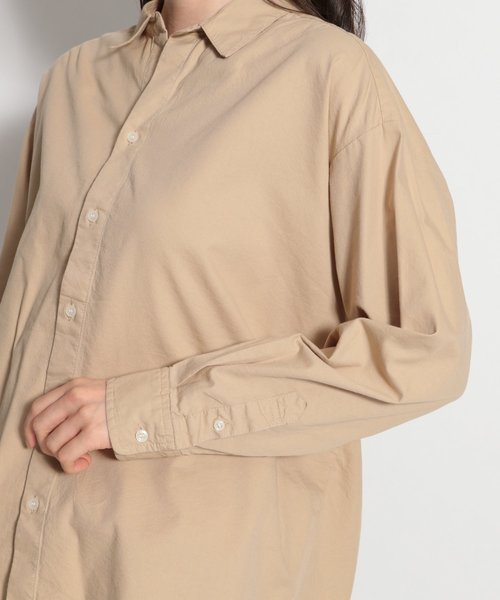 niko and...（ニコアンド）の「バックシャンスキッパーシャツ（シャツ/ブラウス・レディース・ベージュ/チャコール/カーキ・MEDIUM/LARGE）」の11枚目の写真