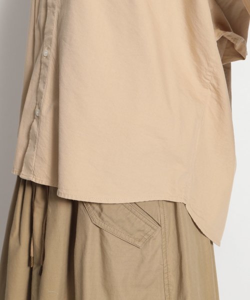 niko and...（ニコアンド）の「バックシャンスキッパーシャツ（シャツ/ブラウス・レディース・ベージュ/チャコール/カーキ・MEDIUM/LARGE）」の12枚目の写真