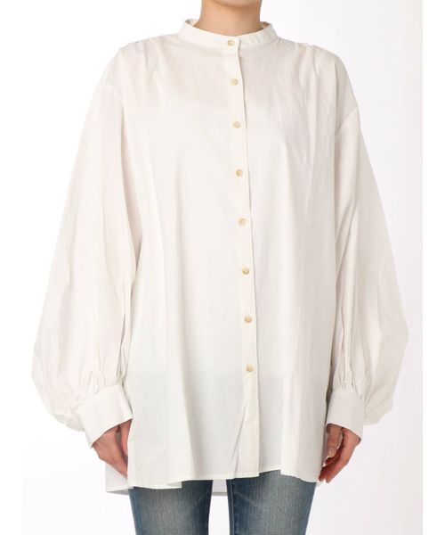 Ungrid（アングリッド）の「バックデザインボリュームブラウス（シャツ/ブラウス・レディース・ベージュ/オフホワイト・FREE）」の7枚目の写真