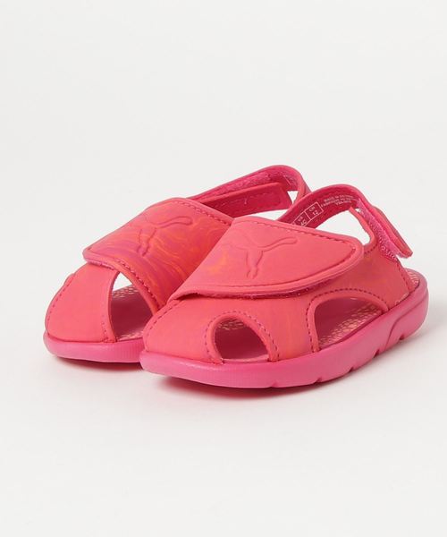 Puma プーマ の キッズ Puma プーマ 12 16summer Sandal 2 Marble サマーサンダル 2 マーブル 03fuchsia Purpl サンダル Wear