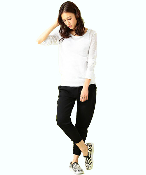 B:MING by BEAMS(ビーミングバイビームス)の「ビーミング by ビームス / 9分丈スウェットパンツ(その他パンツ・レディース・ライトグレー/チャコールグレー/ブラック・SMALL/MEDIUM)」の5枚目の写真