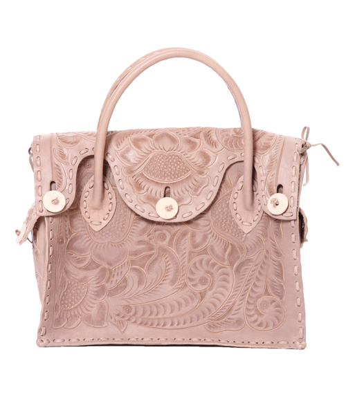 GRACE CONTINENTAL（グレースコンチネンタル）の「Maestra M（ハンドバッグ・レディース・カーキ/ブルー/グレー/ダークブラウン/レッド/ブラック/ベージュ/ホワイト/イエロー/ブラウン系その他/ゴールド/キナリ/ミント/ブロンズ/ピンク/パープル/ピンクゴールド/グリーン・FREE）」の4枚目の写真