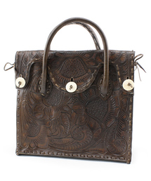 GRACE CONTINENTAL | カービングバッグM(ハンドバッグ)