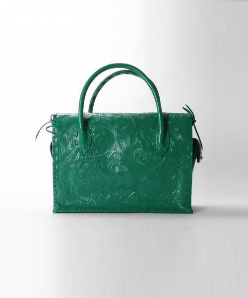 GRACE CONTINENTAL（グレースコンチネンタル）の「Maestra M（ハンドバッグ・レディース・カーキ/ブルー/グレー/ダークブラウン/レッド/ブラック/ベージュ/ホワイト/イエロー/ブラウン系その他/ゴールド/キナリ/ミント/ブロンズ/ピンク/パープル/ピンクゴールド/グリーン・FREE）」の19枚目の写真