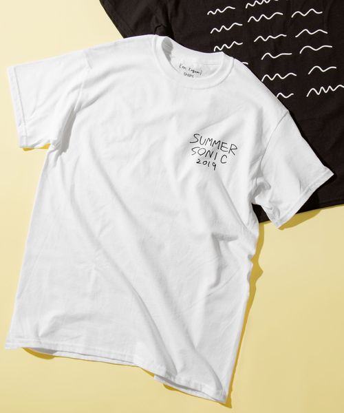 SHIPS（シップス）の「サマソ二2019: ken kagami アート Tシャツ ■（Tシャツ/カットソー・メンズ・ホワイト/ストーン/ホワイト系その他/ブラック/ダークグレー・S/M/L/XL）」の2枚目の写真