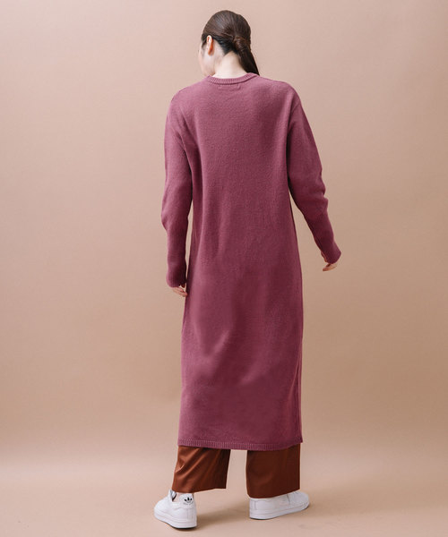 MARECHAL TERRE(マルシャルテル)の「ロングニットワンピース(ワンピース・レディース・ブラック/ベージュ/ピンク・ONE SIZE)」の14枚目の写真