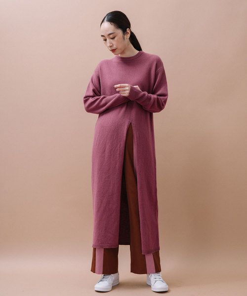 MARECHAL TERRE(マルシャルテル)の「ロングニットワンピース(ワンピース・レディース・ブラック/ベージュ/ピンク・ONE SIZE)」の16枚目の写真