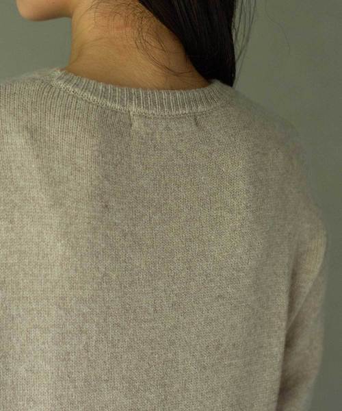 MARECHAL TERRE(マルシャルテル)の「ロングニットワンピース(ワンピース・レディース・ブラック/ベージュ/ピンク・ONE SIZE)」の4枚目の写真