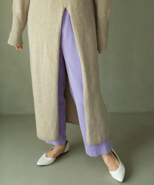 MARECHAL TERRE(マルシャルテル)の「ロングニットワンピース(ワンピース・レディース・ブラック/ベージュ/ピンク・ONE SIZE)」の19枚目の写真