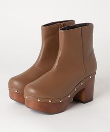 WEGO | WEGO/スタッズ付きウッドソールブーツ(ブーツ)