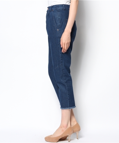 Kastane（カスタネ）の「【Kastane】裁ちきりデニムパンツ（デニムパンツ・レディース・ホワイト/ブルー・MEDIUM/SMALL）」の14枚目の写真