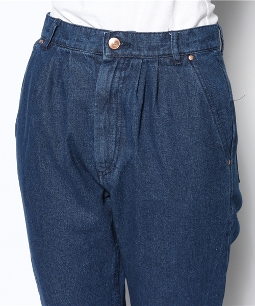 Kastane（カスタネ）の「【Kastane】裁ちきりデニムパンツ（デニムパンツ・レディース・ホワイト/ブルー・MEDIUM/SMALL）」の4枚目の写真