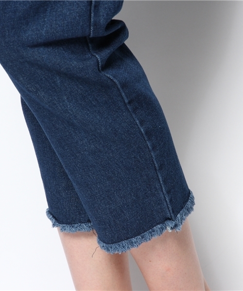 Kastane（カスタネ）の「【Kastane】裁ちきりデニムパンツ（デニムパンツ・レディース・ホワイト/ブルー・MEDIUM/SMALL）」の11枚目の写真