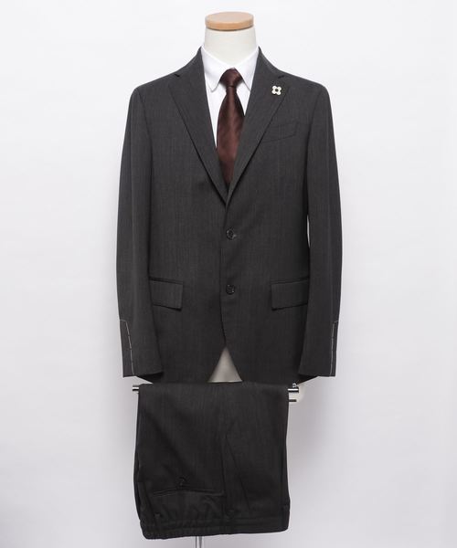 Lardini Lardini ラルディーニ のファッション ウールトロピカル3釦スーツ セットアップ