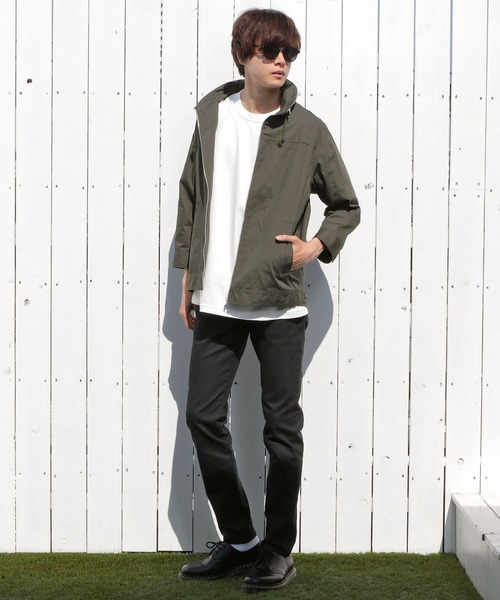 UNION STATION（ユニオンステーション）の「ラウンドカラーシャツブルゾン（シャツ/ブラウス・メンズ・グレー/カーキ/ブルー・S/M/L）」の11枚目の写真