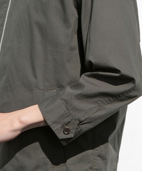 UNION STATION（ユニオンステーション）の「ラウンドカラーシャツブルゾン（シャツ/ブラウス・メンズ・グレー/カーキ/ブルー・S/M/L）」の20枚目の写真