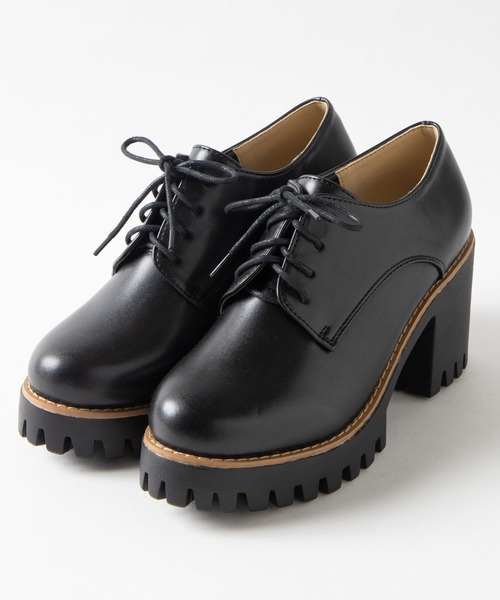 WEGO（ウィゴー）の「WEGO/レースアップヒールシューズ（ドレスシューズ・レディース・ブラック・LARGE/MEDIUM）」の7枚目の写真