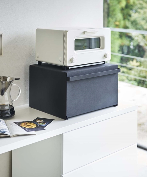 tower（タワー）の「山崎実業【TOWER/タワー】 BREAD CASE ブレットケース ブレッドボックス（キッチンツール・レディース・ホワイト/ブラック・FREE）」の4枚目の写真