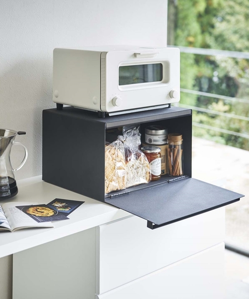 tower（タワー）の「山崎実業【TOWER/タワー】 BREAD CASE ブレットケース ブレッドボックス（キッチンツール・レディース・ホワイト/ブラック・FREE）」の6枚目の写真