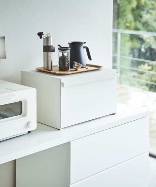 tower（タワー）の「山崎実業【TOWER/タワー】 BREAD CASE ブレットケース ブレッドボックス（キッチンツール・レディース・ホワイト/ブラック・FREE）」の8枚目の写真