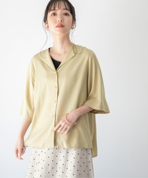 LOWRYS FARM | テンセルノーカラーシャツ　879004(シャツ/ブラウス)