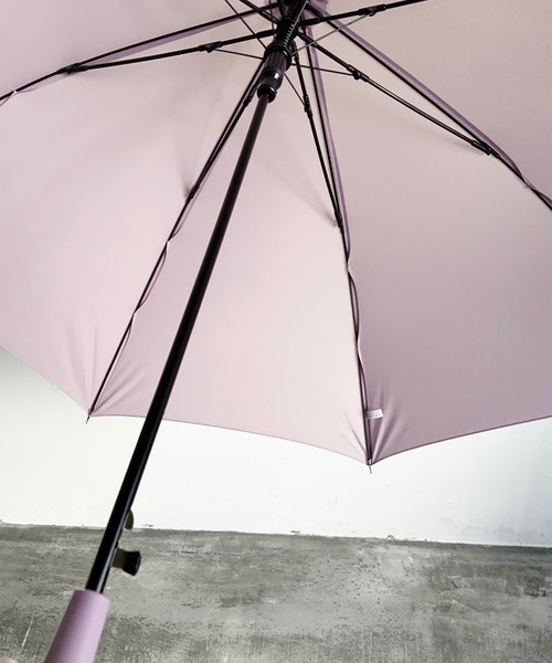 COMMON WARE（コモンウェアー）の「NT:無地耐風 アンブレラ　長傘（長傘・レディース・ブラック/ネイビー/サックスブルー/ピンク/グリーン/ローズ/ブラック系/サックスブルー系/ミント/パープル/ネイビー系/ピンクベージュ・FREE）」の15枚目の写真