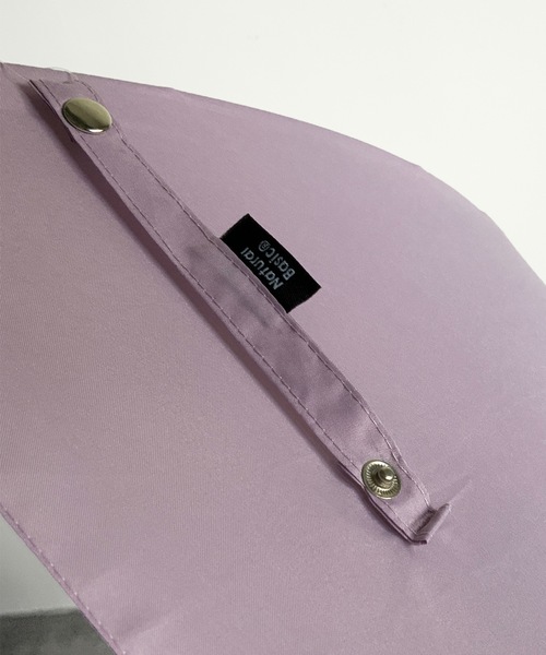 COMMON WARE（コモンウェアー）の「NT:無地耐風 アンブレラ　長傘（長傘・レディース・ブラック/ネイビー/サックスブルー/ピンク/グリーン/ローズ/ブラック系/サックスブルー系/ミント/パープル/ネイビー系/ピンクベージュ・FREE）」の14枚目の写真
