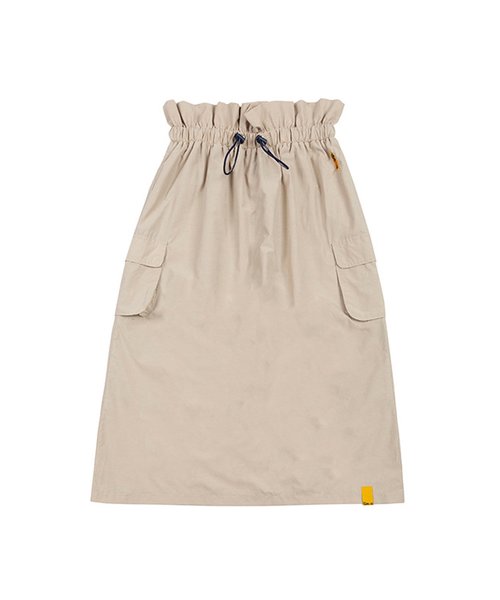ROMANTIC CROWN(ロマンティッククラウン)の「『ROMANTIC CROWN』GNAC EASY BANDING SKIRT/GNAC イージーバンディングスカート(スカート・レディース・ベージュ/ネイビー・M)」の18枚目の写真