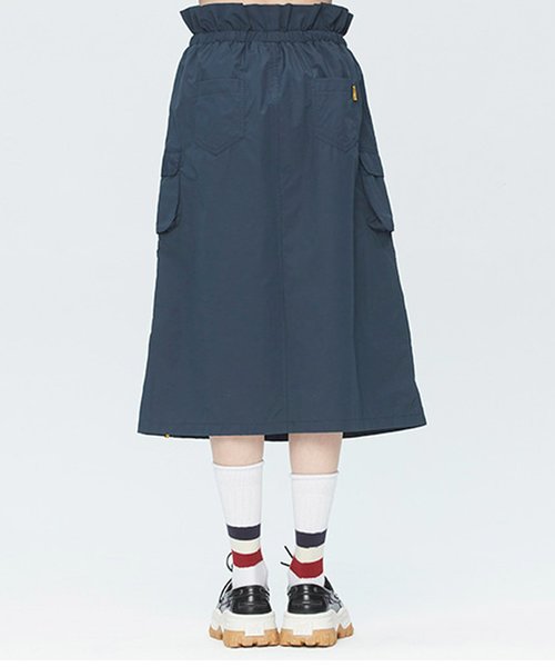 ROMANTIC CROWN(ロマンティッククラウン)の「『ROMANTIC CROWN』GNAC EASY BANDING SKIRT/GNAC イージーバンディングスカート(スカート・レディース・ベージュ/ネイビー・M)」の12枚目の写真