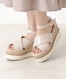 one after another NICE CLAUP | 厚底クロスサンダル(サンダル)