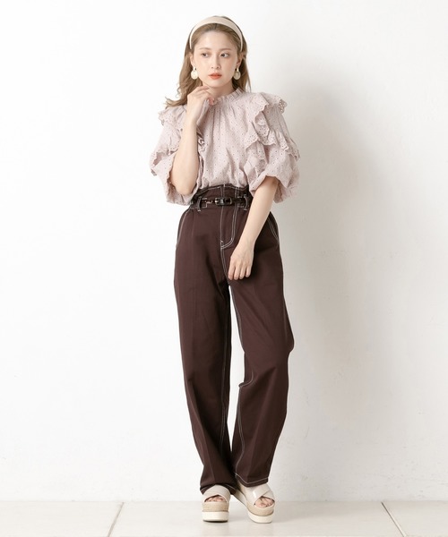 one after another NICE CLAUP（ワンアフターアナザーナイスクラップ）の「厚底クロスサンダル（サンダル・レディース・ブラック/ゴールド/アイボリー・SMALL/MEDIUM/LARGE）」の17枚目の写真