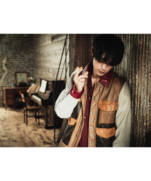 glamb（グラム）の「Hunting leather JKT / ハンティングレザー