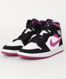 AIR JORDAN | W AIR JORDAN 1 MID ウィメンズ エア ジョーダン 1 MID BQ6472-005 005BLACK/CAFLWR(スニーカー)