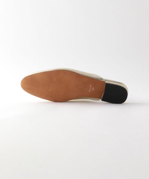 Steven Alan(スティーブンアラン)の「<Steven Alan>RIBBON LEATHER SLIPPERS/シューズ(その他シューズ・レディース・ゴールド・37h/36h/36/37)」の3枚目の写真