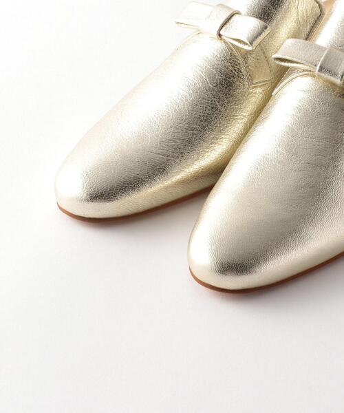 Steven Alan(スティーブンアラン)の「<Steven Alan>RIBBON LEATHER SLIPPERS/シューズ(その他シューズ・レディース・ゴールド・37h/36h/36/37)」の5枚目の写真