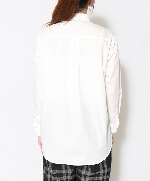 COMME CA ISM(コムサイズム)の「ベーシックシャツ(シャツ/ブラウス・レディース・ホワイト・MEDIUM/LARGE)」の6枚目の写真