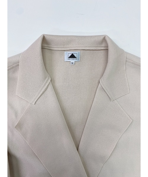 ABITOKYO（アビトーキョー）の「オーバーサイズ チュニックチェスターコート（チェスターコート・レディース・ブラック/ブラウン/グレー/ライトベージュ/ブルーグレー/キャメル・L/M）」の9枚目の写真