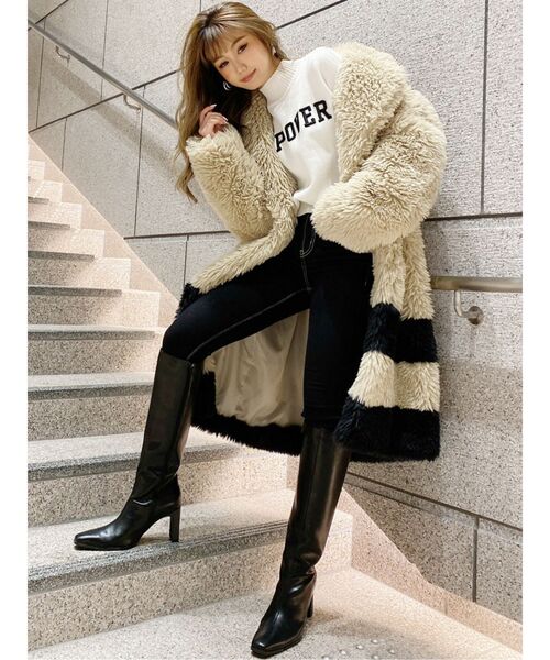 GYDA（ジェイダ）の「ワンウォッシュハイウエストパンツ（デニムパンツ・レディース・ブラック/インディゴブルー・SMALL/MEDIUM/X-SMALL/XX-SMALL/LARGE）」の8枚目の写真