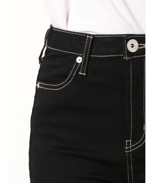 GYDA（ジェイダ）の「ワンウォッシュハイウエストパンツ（デニムパンツ・レディース・ブラック/インディゴブルー・SMALL/MEDIUM/X-SMALL/XX-SMALL/LARGE）」の20枚目の写真